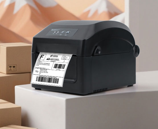 【新品速遞】GP-D424桌面熱敏標(biāo)簽機(jī)來(lái)了！4寸熱敏快印，隨需隨打，效率翻倍！